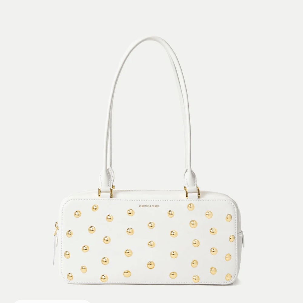 Veronica Beard Studded Boxy Shoulder Bag Brand New
